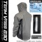 Team Vass 230 Winter Lined Jacket in Grey and Black